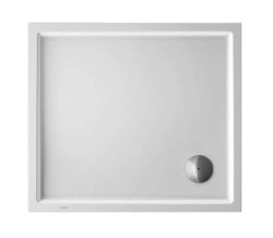 DURAVIT - Starck Slimline Sprchová vanička, 90x80 cm, Antislip, biela (720118000000001)