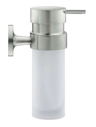 DURAVIT - Starck T Dávkovač mydla s držiakom, matné sklo/kefovaná nerezová (0099357000)