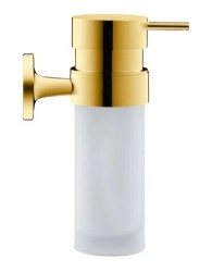 DURAVIT - Starck T Dávkovač mydla s držiakom, matné sklo/zlatá (0099353400)