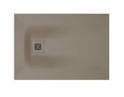 DURAVIT - Sustano Sprchová vanička, 100x70 cm, DuraSolid, matná béžová (720272640000000)
