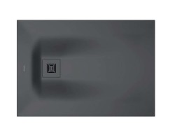 DURAVIT - Sustano Sprchová vanička, 100x70 cm, DuraSolid, matná tmavosivá (720272650000000)