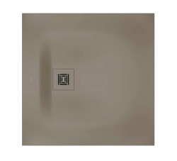 DURAVIT - Sustano Sprchová vanička, 80x80 cm, DuraSolid, matná béžová (720269640000000)
