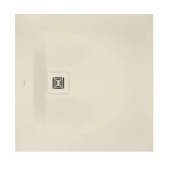 DURAVIT - Sustano Sprchová vanička, 80x80 cm, DuraSolid, matná krémová (720269620000000)