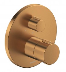 DURAVIT - Termostatická batéria pod omietku, kefovaný bronz (TH4200016004)