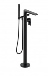 DURAVIT - Tulum Vaňová batéria do podlahy, matná čierna (TU5250000046)