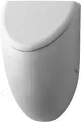 DURAVIT - Urinals Pisoár, zadný prívod, biela (0823350000)