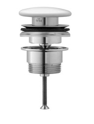 DURAVIT - Uzatvárateľný umývadlový výpust ClickClack, 1 1/4, biela (0050790000)