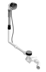 DURAVIT - Vaňová odtoková a prepadová súprava s napúšťaním, bovden, chróm (792203000001000)