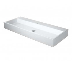 DURAVIT - Vero Air Dvojumývadlo, 120x47 cm, bez prepadu, bez otvoru na batériu, biela (2350120070)