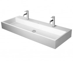 DURAVIT - Vero Air Dvojumývadlo, 120x47 cm, bez prepadu, s otvormi na batérie, biela (2350120043)