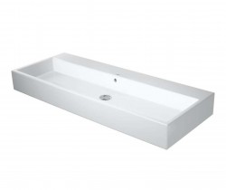DURAVIT - Vero Air Dvojumývadlo nábytkové, 120x47 cm, s prepadom, bez otvoru na batériu, biela (2350120028)