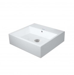 DURAVIT - Vero Air Umývadielko, 45x35 cm, s prepadom, bez otvoru na batériu, biela (0724450060)