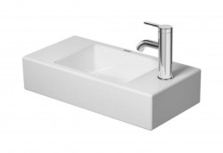 DURAVIT - Vero Air Umývadielko, 50x25 cm, bez prepadu, otvor na batériu vpravo, biela (0724500008)