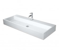 DURAVIT - Vero Air Umývadlo, 120x47 cm, bez prepadu, otvor na batériu, biela (2350120041)
