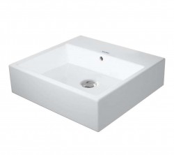DURAVIT - Vero Air Umývadlo, 50x47 cm, s prepadom, bez otvoru na batériu, biela (2350500060)