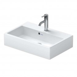 DURAVIT - Vero Air Umývadlo, 60x40 cm, s prepadom, otvor na batériu, WonderGliss, biela (23686000001)