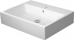 DURAVIT - Vero Air Umývadlo 60x47 cm, s prepadom, otvor na batériu, biela (2350600000)