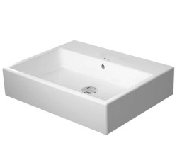 DURAVIT - Vero Air Umývadlová misa, 60x47 cm, s prepadom, bez otvoru na batériu, biela (2352600060)
