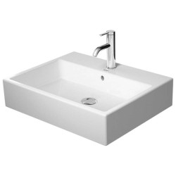 DURAVIT - Vero Air Umývadlová misa, 60x47 cm, s prepadom, otvor na batériu, biela (2352600000)