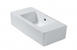 DURAVIT - Vero Umývadielko, 50x25 cm, bez otvoru na batériu, s WonderGliss, alpská biela (07035000001)