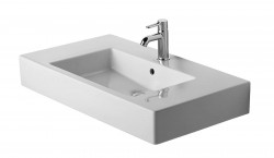 DURAVIT - Vero Umývadlo, 85x49 cm, s prepadom, s otvorom na batériu, biela (0329850000)