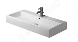 DURAVIT - Vero Umývadlo s prepadom, brúsené, 1000 mm x 470 mm, biele – jednootvorové umývadlo, s WonderGliss (04541000271)
