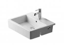 DURAVIT - Vero Umývadlo zápustné, 55x47x17 cm, s 1 otvorom na batériu, biela (0314550000)