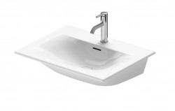 DURAVIT - Viu Umývadlo, 63x49 cm, s prepadom, s otvorom na batériu, biela (2344630000)