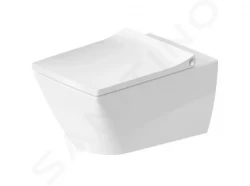 DURAVIT - Viu Závesné WC, Rimless, alpská biela (2511090000)