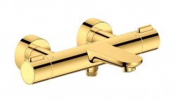 DURAVIT - Wave Termostatická vaňová batéria, zlatá (WA5220000034)