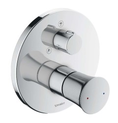 DURAVIT - White Tulip Batéria pod omietku, na 2 spotrebiče, chróm (WT4210012010)