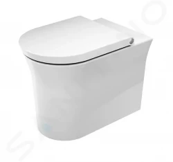 DURAVIT - White Tulip Stojace WC, zadný odpad, Rimless, HygieneGlaze, biela (2001092000)
