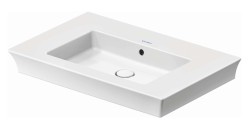 DURAVIT - White Tulip Umývadlo, 75x49 cm, bez otvoru na batériu, biela (2363750060)