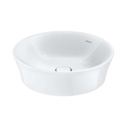 DURAVIT - White Tulip Umývadlo, priemer 50 cm, bez otvoru na batériu, biela (2365500070)