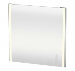 DURAVIT - XSquare Zrkadlo 80x80 cm, s LED osvetlením a vyhrievaním (XS7012000000000)