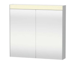 DURAVIT - Zrkadlová skrinka s LED osvetlením, 76x81x15 cm, 2 dvierka, biela (LM7821000000000)