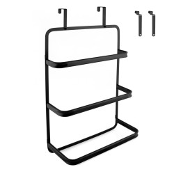 Dverný vešiak na uteráky čierny AWD Interior 1875 (AWD02091875)