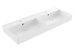 Dvojumývadlo SAT Infinitio 120,4x46,5 cm dva otvory pre batériu SATINF212046 (SATINF212046)