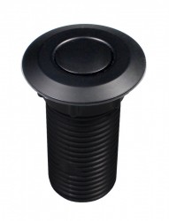EcoMaster Samostatné pneutlačidlo okrúhle Matné čierne (8596220012296)