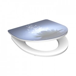 Eisl - Duroplastové sedátko sa spomaľovacím mechanizmom HG SOFT-CLOSE Kvetina (82582)