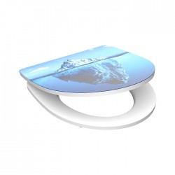 Eisl - Duroplastové sedátko sa spomaľovacím mechanizmom HG SOFT-CLOSE Ľadová hora (82579)