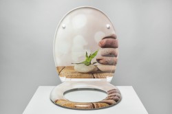 Eisl - Duroplastové sedátko sa spomaľovacím mechanizmom SOFT-CLOSE STONE PYRAMID (82380STONEPYRAMID)