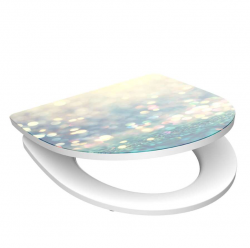 Eisl - Duroplastové sedátko so spomaľovacím mechanizmom HG SOFT-CLOSE MAGIC LIGHT (82587MAGICLIGHT)