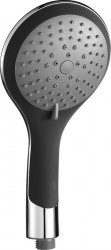 Eisl - Ručná masážna sprcha 5 režimov sprchovanie, priemer 115mm, čierna / chróm BROADWAY (60760) (60760)