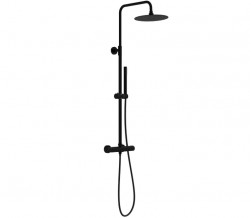 Eisl - Sprchový set vrátane termostatickej batérie AQUADUCT, čierna 60074 (60074)