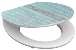 Eisl - Wc sedátko Blue Wood MDF HG sa spomaľovacím mechanizmom SOFT-CLOSE (80536BlueWood)