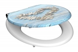 Eisl - Wc sedátko Shell heart MDF HG sa spomaľovacím mechanizmom SOFT-CLOSE (80540Shellheart)