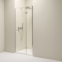 Erga Bern, 1-krídlové delené sprchové dvere do otvoru 70x195 cm, 6mm číre sklo, chrómový profil, (ERG-V02-BERN-D070-CR)
