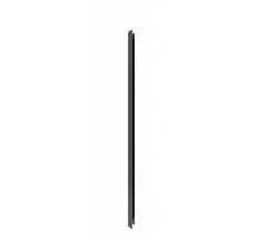 Erga Bern, nástenný profil pre sprchové dvere do niky 192,7 cm, seria Bern, Berlin, čierna matná, (ERG-V02-BERLIN-WALL-BK)