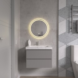 Erga Carla, okrúhle LED zrkadlo 50cm, 1150 lm, 3 farby svetla, (ERG-V01-208-5050)